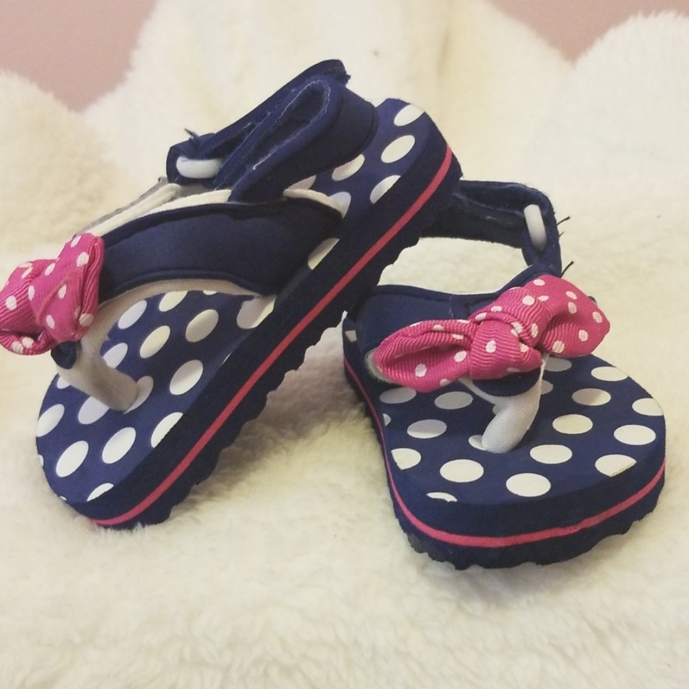 Baby girl flip flops
